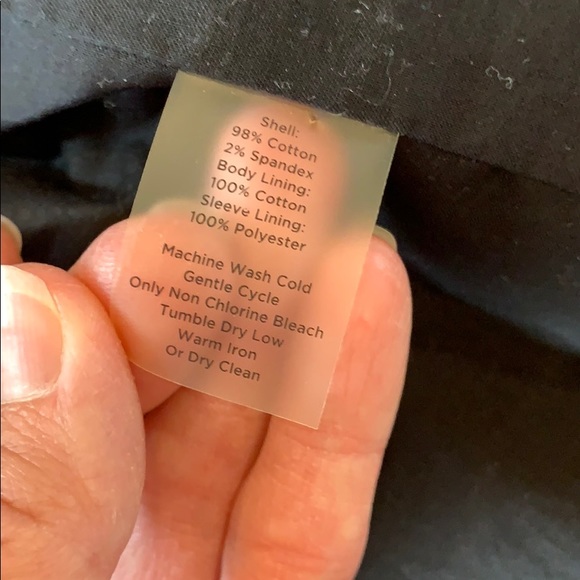 Talbots black and white polka dot jacket - Picture 3 of 4